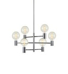Závěsná lampa CAPITAL 6L E27 Chrome 106419 Markslojd