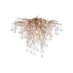 Stropní svítidlo ICICLE 9xG9 mosaz PaulNeuhaus 8091-11 Zuma Line