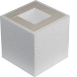 Prvek bednicího systému VQ06 200x200mm výška 200mm polystyren tehalit.UK Hager SEVQ06200